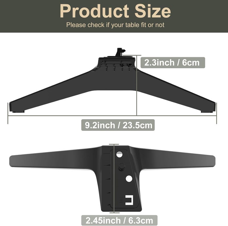Maozhren Stand for LG TV Legs Replacement, TV Stand Legs Only for LG 55UK6500 55UJ6540 55UM7300 55UN6900 55LJ5500UA 49UJ6300 49UK6300 49UM7300 49UN6900 50UK6300 50UK6500 50UN6900, Only for Models We List - Image 4